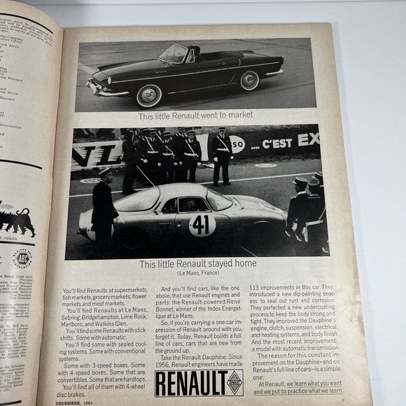 Car and Driver Magazine December 1963 '64 Buick Riviera (4) PreOwned - Picture 5 of 9